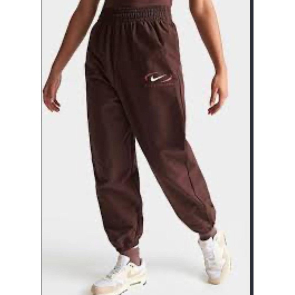 Womens Nike Sportswear Trend Swoosh Drawstring Woven Jogger Pants